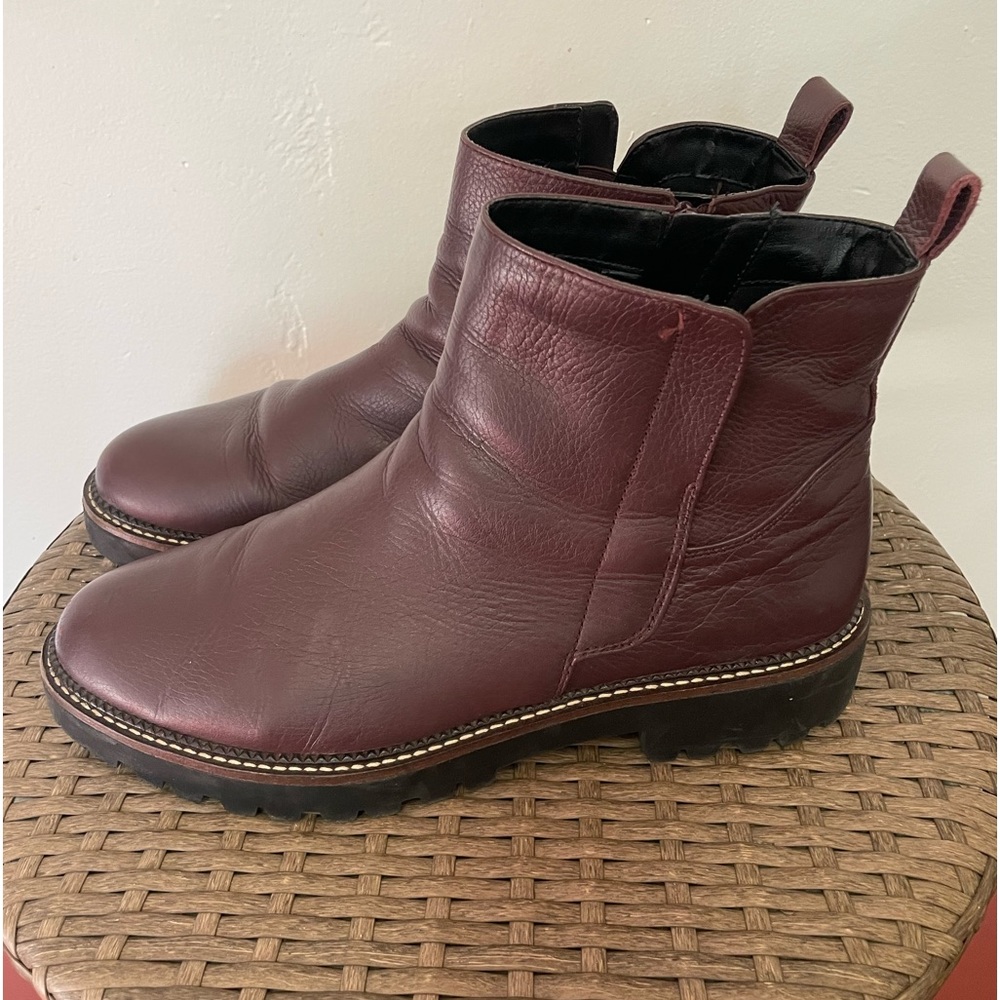 Nordstrom water resistant zip up ankle boot